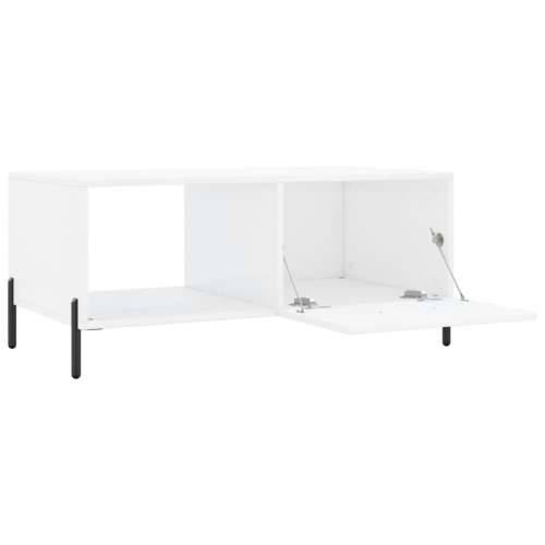 Stolić za kavu sjajni bijeli 90 x 50 x 40 cm konstruirano drvo - Visoko sjajno bijela 1 Cijena