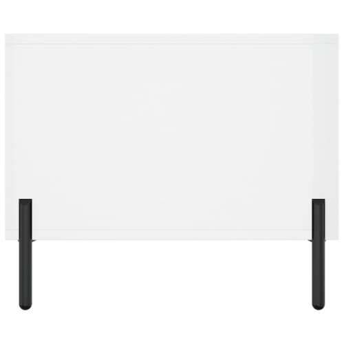 Stolić za kavu sjajni bijeli 90 x 50 x 40 cm konstruirano drvo - Visoko sjajno bijela 1 Cijena