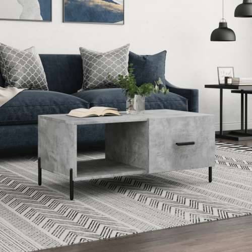 Stolić za kavu boja betona 90 x 50 x 40 cm konstruirano drvo Beton siva 1 Cijena