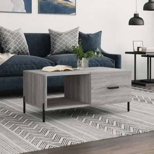 Stolić za kavu boja hrasta 90x50x40 cm konstruirano drvo Sivi hrast sonoma 1 Cijena