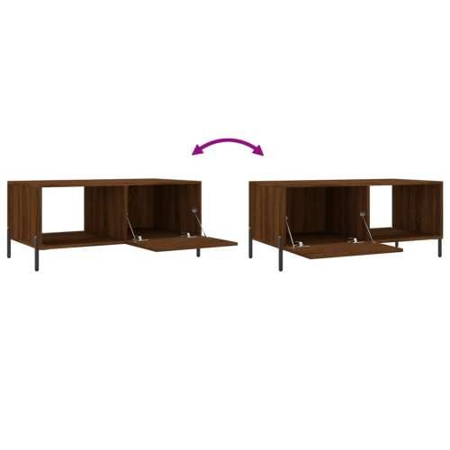 Stolić za kavu Smeđa hrasta 90x50x40 cm konstruirano drvo - Smeđi hrast 1 Cijena