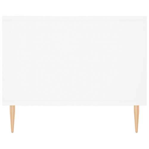 Stolić za kavu bijeli 102 x 50 x 40 cm od konstruiranog drva - Bijela 1 Cijena