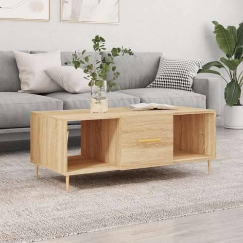 Stolić za kavu boja hrasta 102 x 50 x 40 cm konstruirano drvo - sonoma hrast 1 Cijena