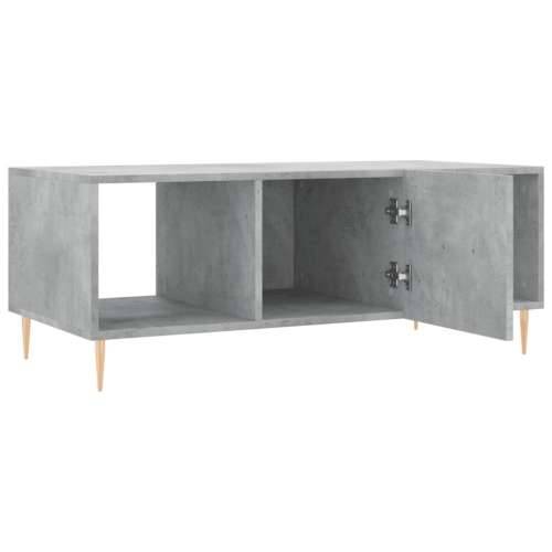 Stolić za kavu boja betona 102 x 50 x 40 cm konstruirano drvo - Beton siva 1 Cijena