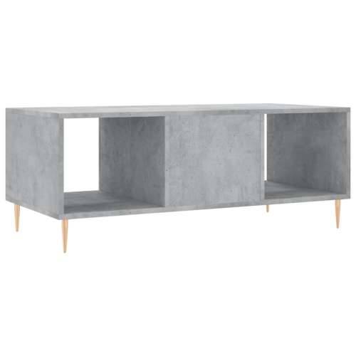 Stolić za kavu boja betona 102 x 50 x 40 cm konstruirano drvo - Beton siva 1 Cijena