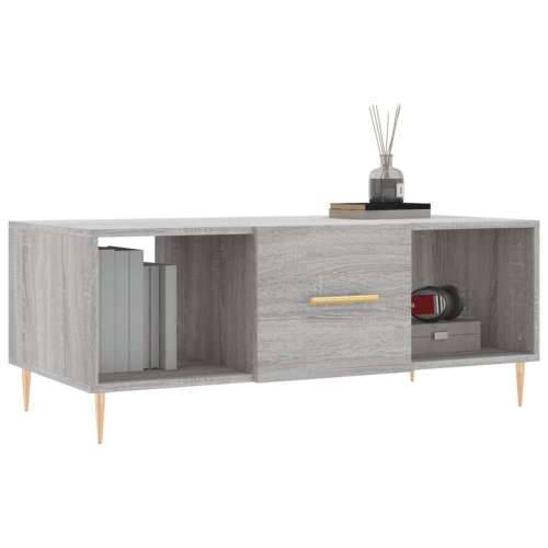Stolić za kavu boja hrasta 102x50x40 cm konstruirano drvo - Sivi hrast sonoma 1 Cijena
