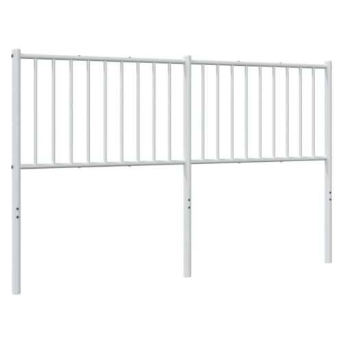 Metalno uzglavlje bijelo 160 cm - Bijela 160 cm 1 Cijena