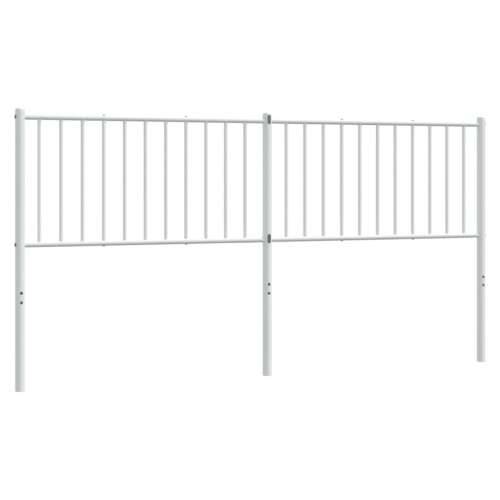 Metalno uzglavlje bijelo 180 cm - Bijela 180 cm 1 Cijena