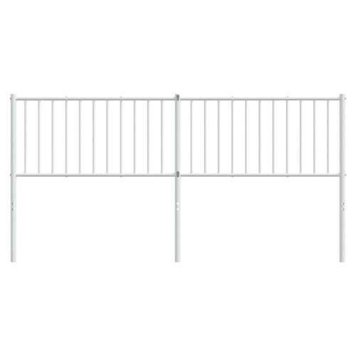 Metalno uzglavlje bijelo 180 cm - Bijela 180 cm 1 Cijena