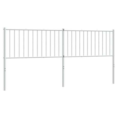 Metalno uzglavlje bijelo 193 cm - Bijela 193 cm 1 Cijena