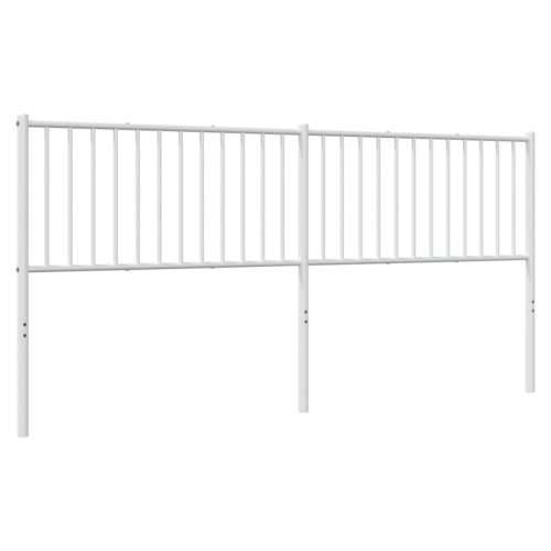 Metalno uzglavlje bijelo 193 cm - Bijela 193 cm 1 Cijena