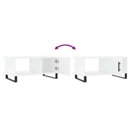 Stolić za kavu bijeli 90 x 50 x 40 cm od konstruiranog drva - Bijela 1 Cijena