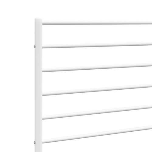 Metalno uzglavlje bijelo 160 cm - Bijela 160 cm 1 Cijena