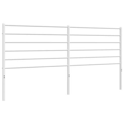 Metalno uzglavlje bijelo 193 cm - Bijela 193 cm 1 Cijena