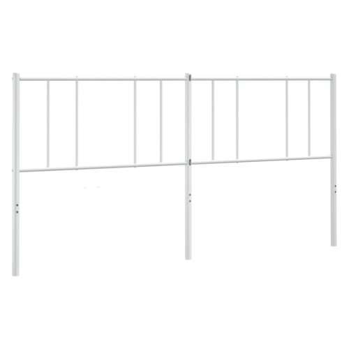 Metalno uzglavlje bijelo 193 cm - Bijela 193 cm 1 Cijena