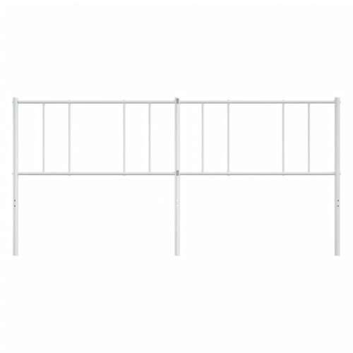 Metalno uzglavlje bijelo 193 cm - Bijela 193 cm 1 Cijena
