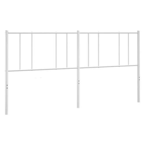 Metalno uzglavlje bijelo 193 cm - Bijela 193 cm 1 Cijena