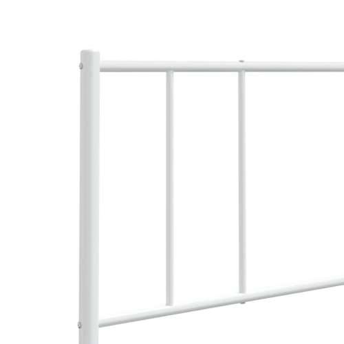 Metalno uzglavlje bijelo 193 cm - Bijela 193 cm 1 Cijena
