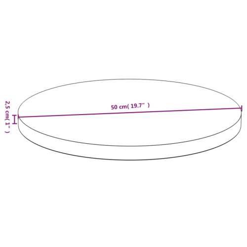 Stolna ploča Ø50x2,5 cm od bambusa - Ø 50 x 2.5 cm 1 Cijena