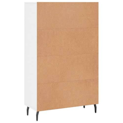 Visoka komoda sjajna bijela 69,5x31x115 cm konstruirano drvo - Visoko sjajno bijela 1 Cijena