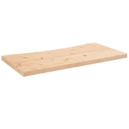 Ploča za radni stol 80 x 40 x 2,5 cm od masivne borovine - Prirodna 80 x 40 x 2.5 cm Cijena