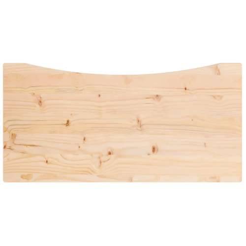 Ploča za radni stol 80 x 40 x 2,5 cm od masivne borovine - Prirodna 80 x 40 x 2.5 cm Cijena