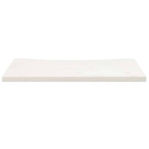 Ploča za radni stol bijela 80 x 40 x 2,5 cm od masivne borovine - Bijela 80 x 40 x 2.5 cm Cijena