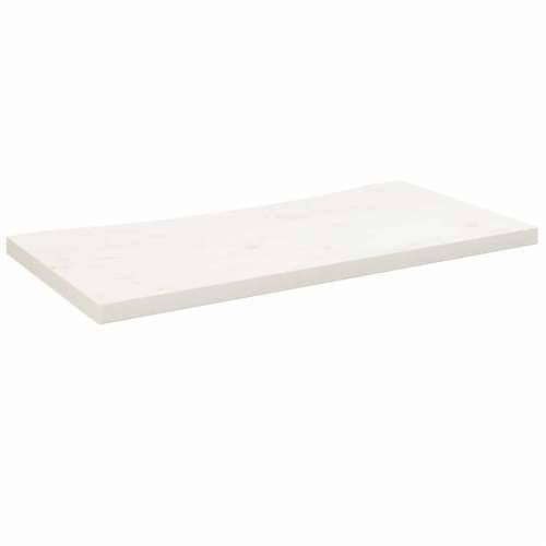 Ploča za radni stol bijela 80 x 40 x 2,5 cm od masivne borovine - Bijela 80 x 40 x 2.5 cm Cijena