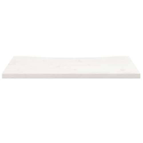 Ploča za radni stol bijela 80 x 40 x 2,5 cm od masivne borovine - Bijela 80 x 40 x 2.5 cm Cijena