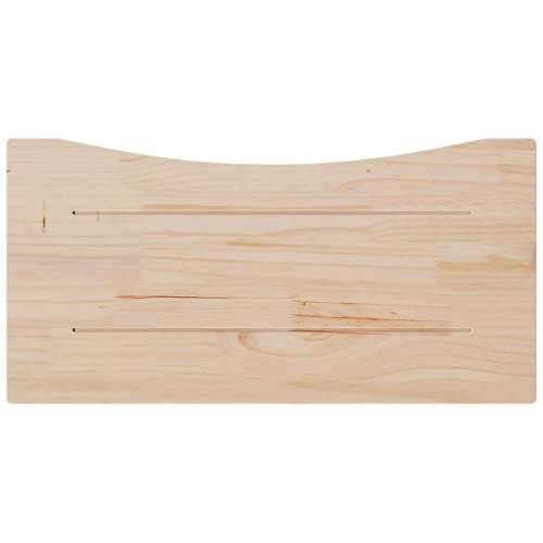 Ploča za radni stol bijela 80 x 40 x 2,5 cm od masivne borovine - Bijela 80 x 40 x 2.5 cm Cijena