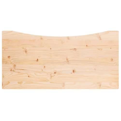 Ploča za radni stol 100 x 50 x 2,5 m od masivne borovine - Prirodna 100 x 50 x 2.5 cm Cijena