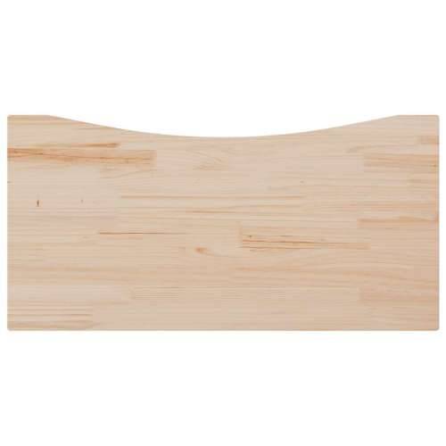 Ploča za radni stol 100 x 50 x 2,5 m od masivne borovine - Prirodna 100 x 50 x 2.5 cm Cijena