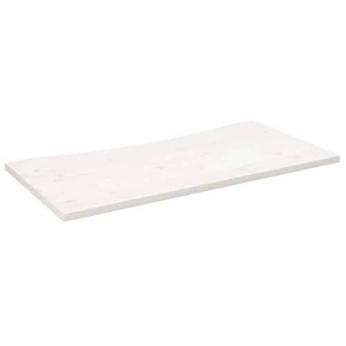 Ploča za radni stol bijela 100x50x2,5 cm od masivne borovine - Bijela 100 x 50 x 2.5 cm Cijena