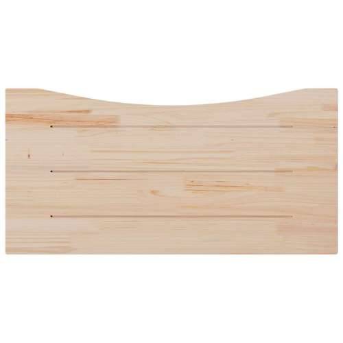 Ploča za radni stol bijela 100x50x2,5 cm od masivne borovine - Bijela 100 x 50 x 2.5 cm Cijena