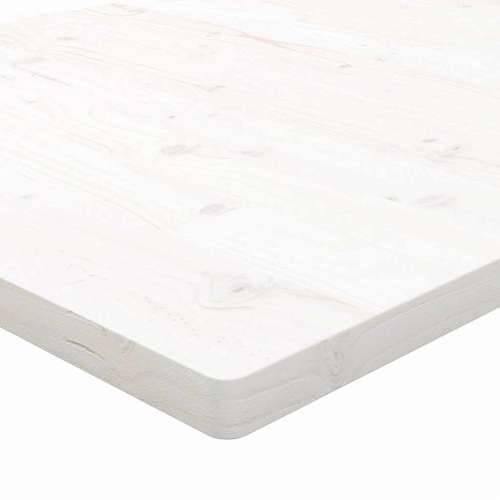 Ploča za radni stol bijela 100x50x2,5 cm od masivne borovine - Bijela 100 x 50 x 2.5 cm Cijena