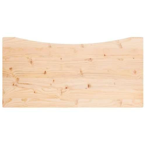 Ploča za radni stol 110 x 55 x 2,5 cm od masivne borovine Prirodna 110 x 55 x 2.5 cm Cijena