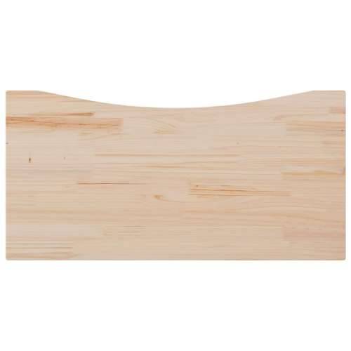 Ploča za radni stol 110 x 55 x 2,5 cm od masivne borovine - Prirodna 110 x 55 x 2.5 cm Cijena