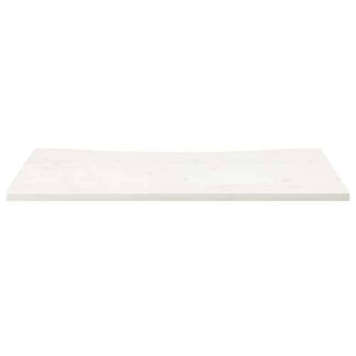 Ploča za radni stol bijela 100x60x2,5 cm od masivne borovine Cijena