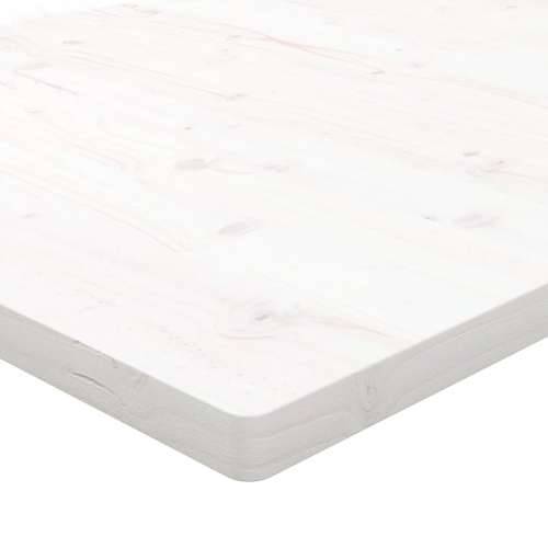 Ploča za radni stol bijela 100x60x2,5 cm od masivne borovine Cijena