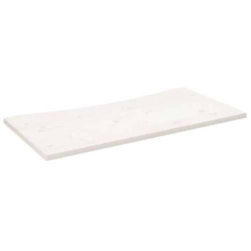 Ploča za radni stol bijela 100x60x2,5 cm od masivne borovine - Bijela 100 x 60 x 2.5 cm Cijena