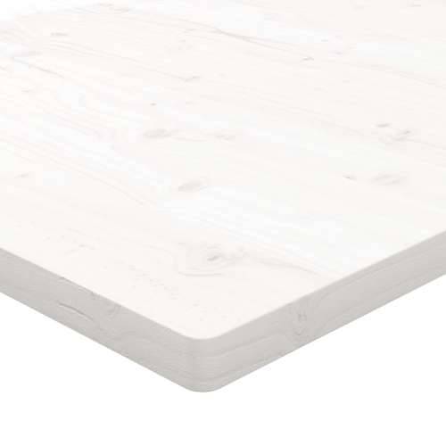 Ploča za radni stol bijela 110x60x2,5 cm od masivne borovine Cijena