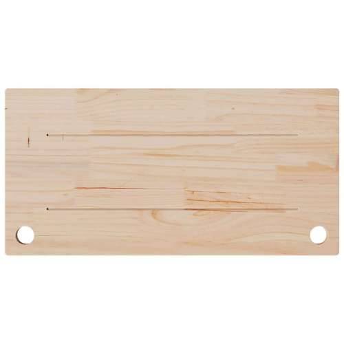 Ploča za radni stol 80 x 40 x 2,5 cm od masivne borovine - Prirodna 80 x 40 x 2.5 cm Cijena