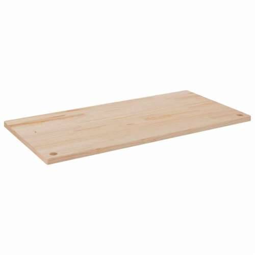 Ploča za radni stol 110 x 55 x 2,5 cm od masivne borovine - Prirodna 110 x 55 x 2.5 cm Cijena