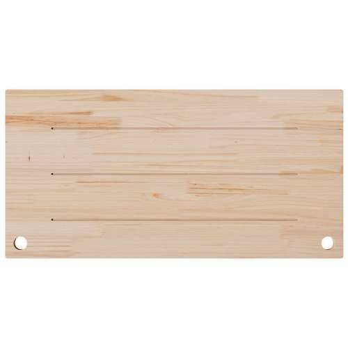 Ploča za radni stol 110 x 55 x 2,5 cm od masivne borovine - Prirodna 110 x 55 x 2.5 cm Cijena