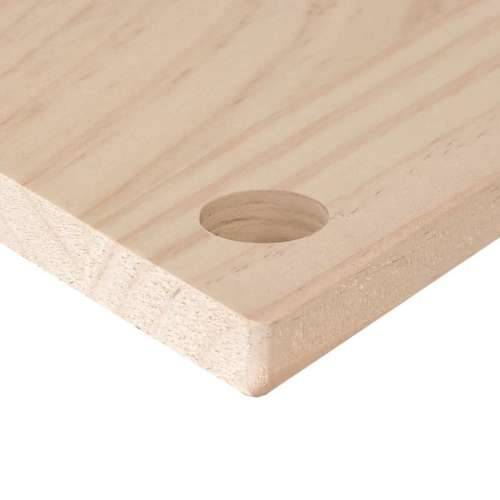 Ploča za radni stol 110 x 55 x 2,5 cm od masivne borovine - Prirodna 110 x 55 x 2.5 cm Cijena