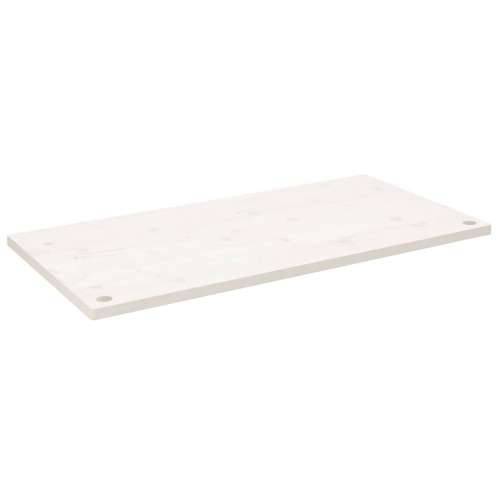Ploča za radni stol bijela 100x60x2,5 cm od masivne borovine - Bijela 100 x 60 x 2.5 cm Cijena