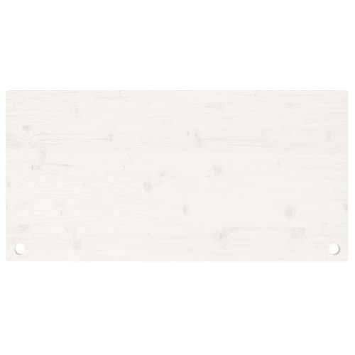 Ploča za radni stol bijela 100x60x2,5 cm od masivne borovine - Bijela 100 x 60 x 2.5 cm Cijena