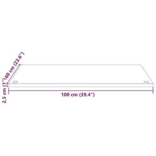 Ploča za radni stol bijela 100x60x2,5 cm od masivne borovine - Bijela 100 x 60 x 2.5 cm Cijena