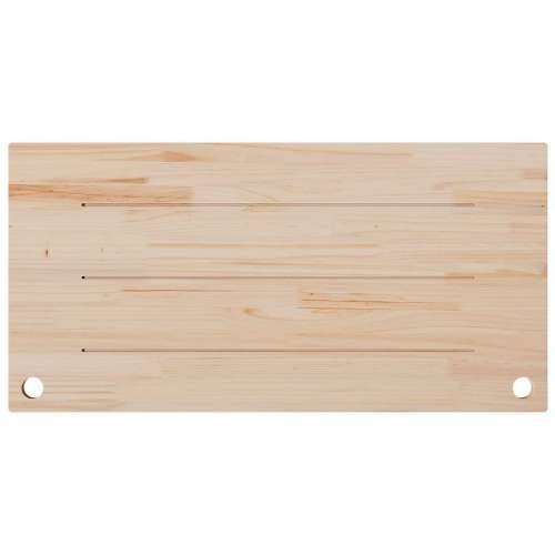Ploča za radni stol 110 x 60 x 2,5 m od masivne borovine - Prirodna 110 x 60 x 2.5 cm Cijena