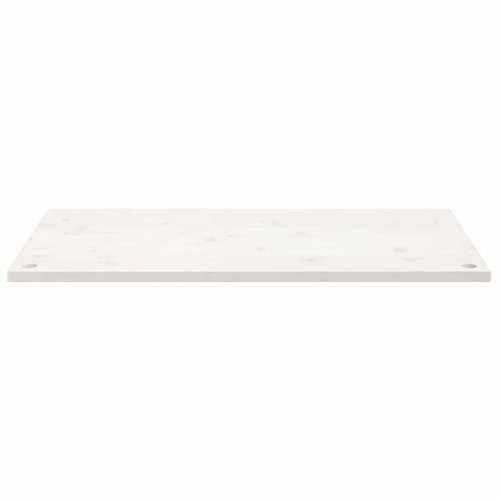 Ploča za radni stol bijela 110x60x2,5 cm od masivne borovine - Bijela 110 x 60 x 2.5 cm Cijena